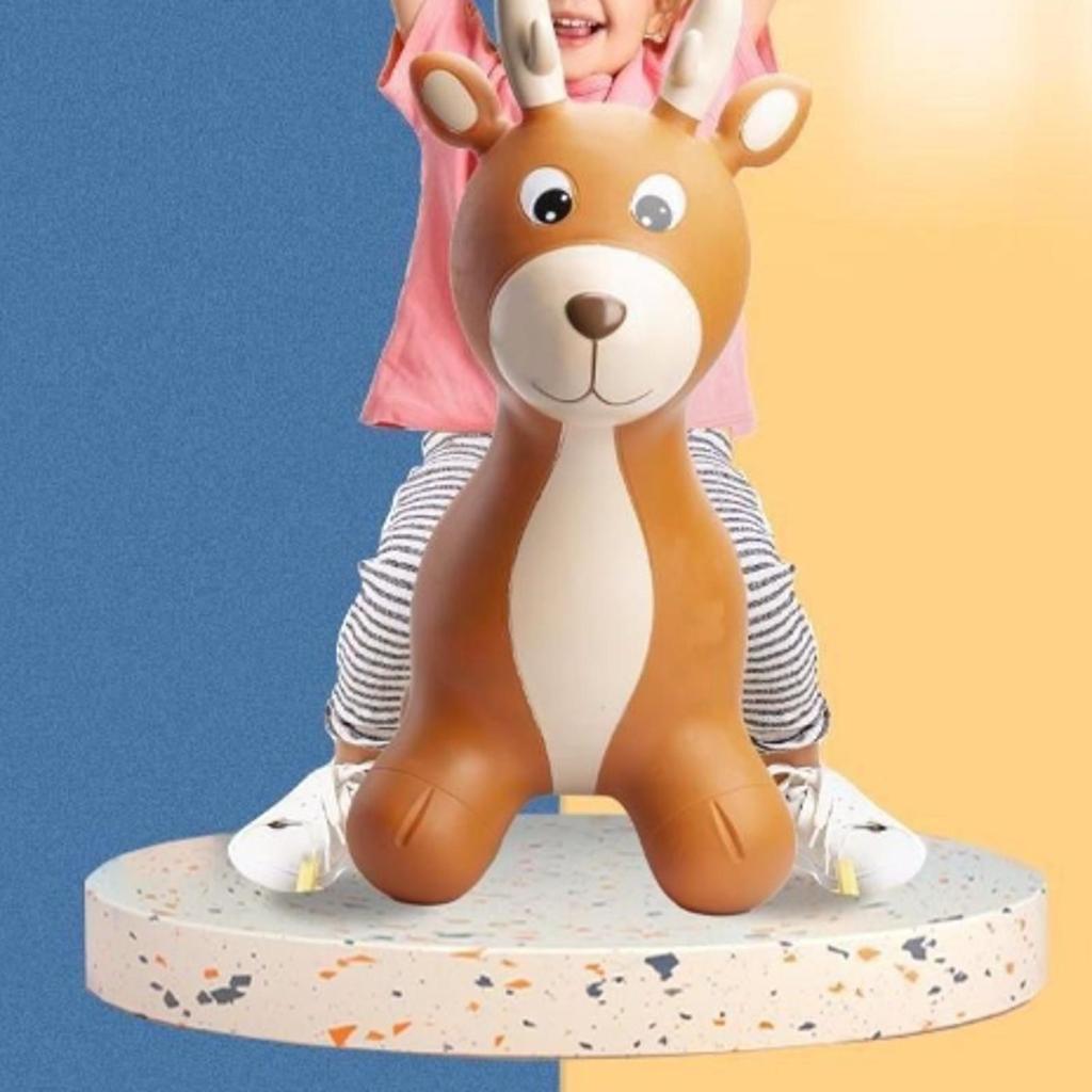 Hopping Deer Stable Toy for Young Children