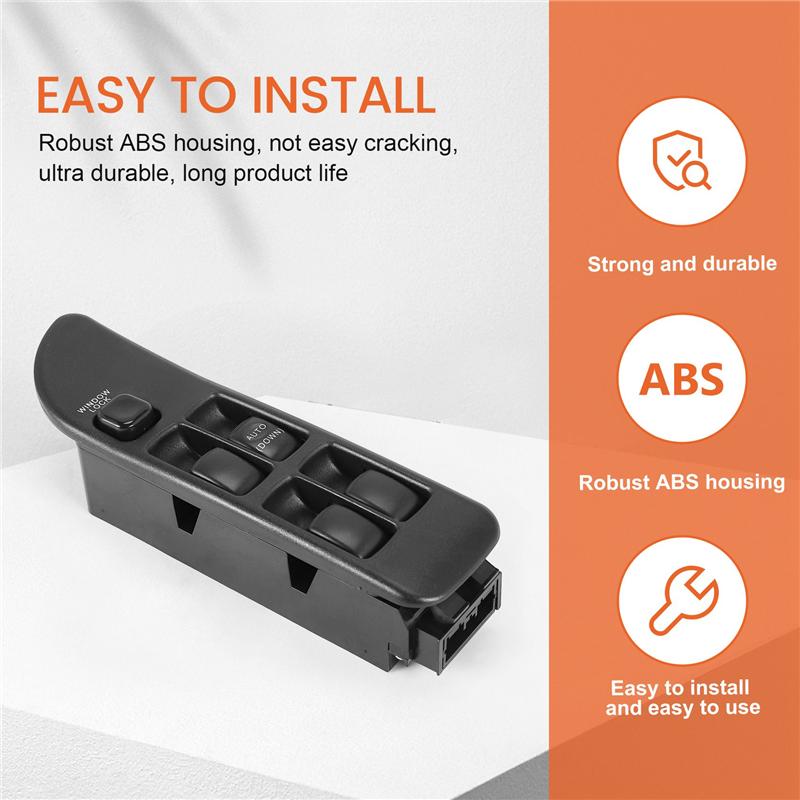 M63K-Electric Power Master Window Switch Control Right Hand Driving For Mitsubishi Lancer Evolution Evo 1 2 3 1992 1993 1994 199