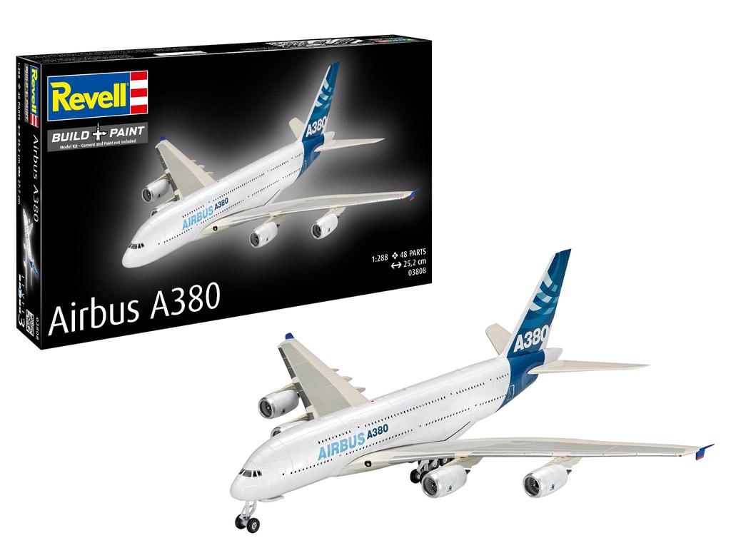 Revell Airbus A380 Plastic Model Kit 1/288 (03808)