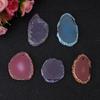 5Pcs 30 40mm Multi uses Natural Irregular Shaped Agate Slices Lot DIY Decoration Supplies