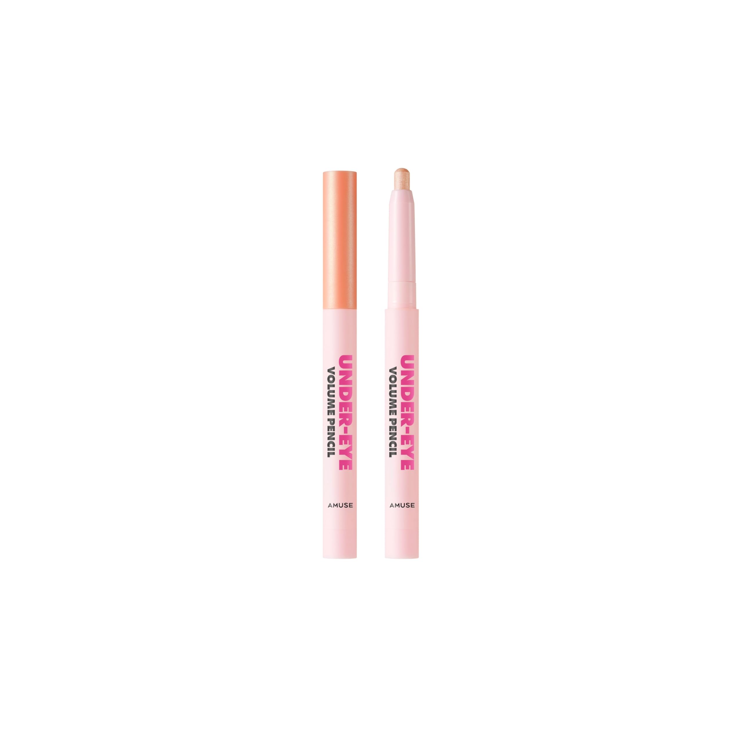 [AMUSE Official] [Tear Bag Volume Pencil] AMUSE Tear Bag Liner (02 Peach Natural)
