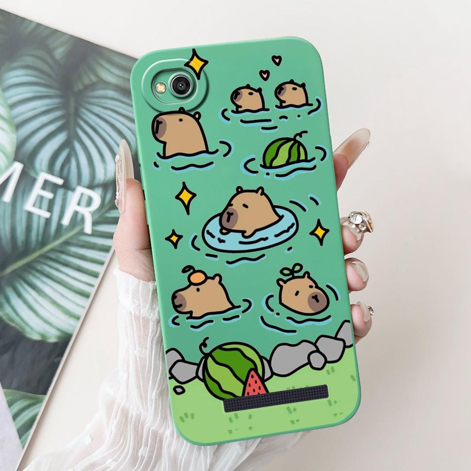 Cute Cartoon Cover For Xiaomi Redmi 4A Phone Case For Xiaomi Redmi 4A 5A 6A Redmi4A Redmi5A ShockProof Back Cover Funda