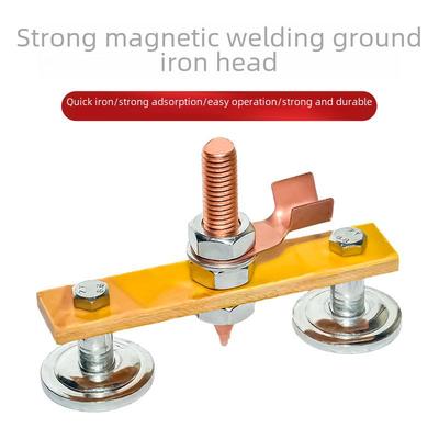 Starkes Erdungsgerät mit magnetischer Adsorption für die Sicherheit beim Elektro- und Automobilschweißen.