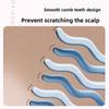 Double-row Wavy Teeth Curling Comb, Handle Comb, Fluffy Comb, Portable Curling Styling Comb, Home Hair Care Comb