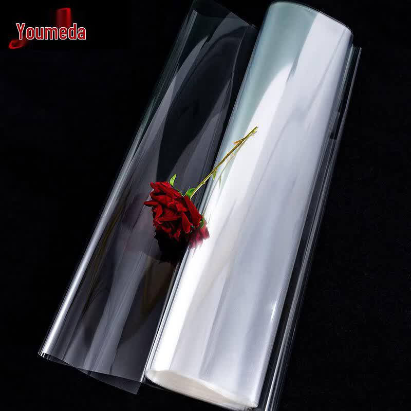 Transparent Glass Flower Wrapping Paper