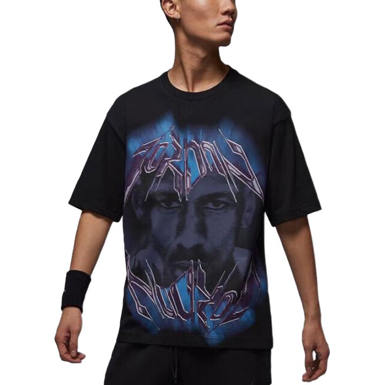 

Jordan SS25 Модная Универсальная Спортивная Повседневная Футболка с Коротким Рукавом Мужские Топы Черный HJ2396010 L