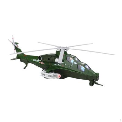 Helicopter Toy with Light Sounds, Retractable Airplane Toy, Role Play Birthday Gift