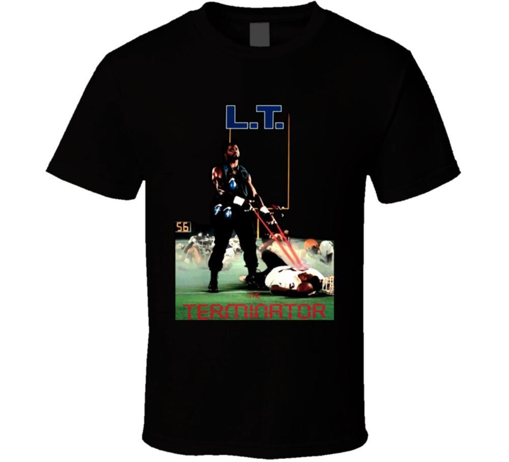 Ретро Футбол Нью-Йорка Лоуренс Тейлор Терминатор Футболка Унисекс Футболка XXXL