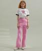 MANAVIS7 Washed Cotton Pants Pink