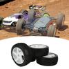 4pcs RC Car Rubber Tires Wheel   Set for 1Celsius8 1Celsius10 Remote Control Car Upgrade Parts