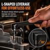 90 Degree L-Shape Socket Wrench 1/4 Inch Drive Right Angle Wrench  For Screwdriver Bits