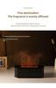 Silent Flame USB Humidifier & Aroma Diffuser with Colorful Night Light
