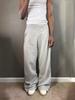 ZYLLO Damen Graue Jogginghose Oversized Koreanische Mode Jogger Basic Hose Herren Hip Hop Streetwear Lässige Harajuku Hose