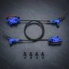 Hydraulic Disc Brake Dual Piston Mountain Bike Brakes Compatible with Multiple Models