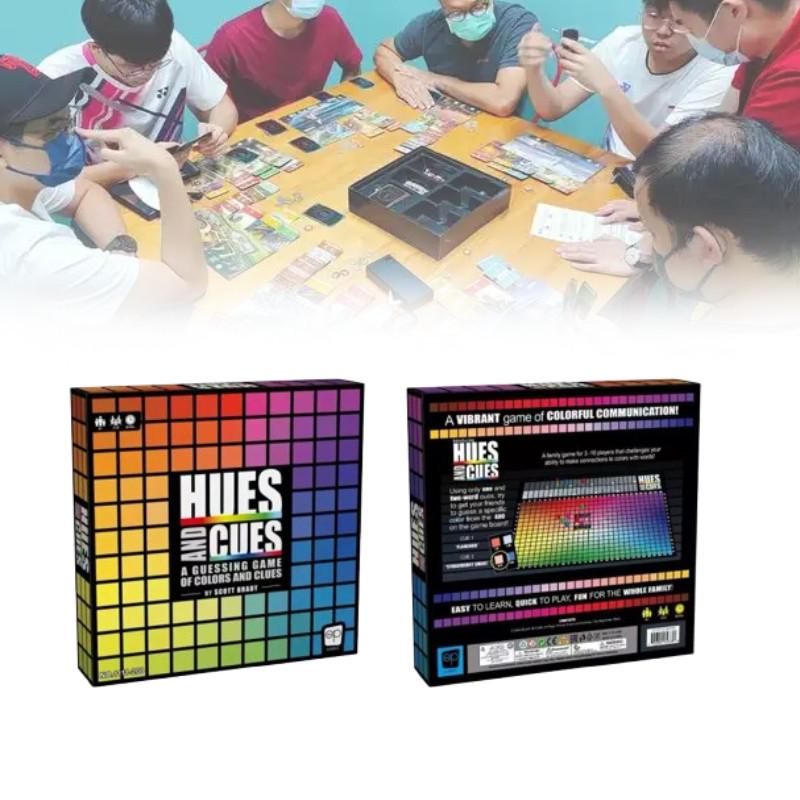 Cues And Hues  A Guessing Game Of Colors Clues Board Game Toys Educational Gift