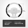 Car Steering Wheel Cover Leather Upholstered Grip Accessories For Mitsubishi Lancer ASX Pajero Mirage Attrage Xpander Outlander