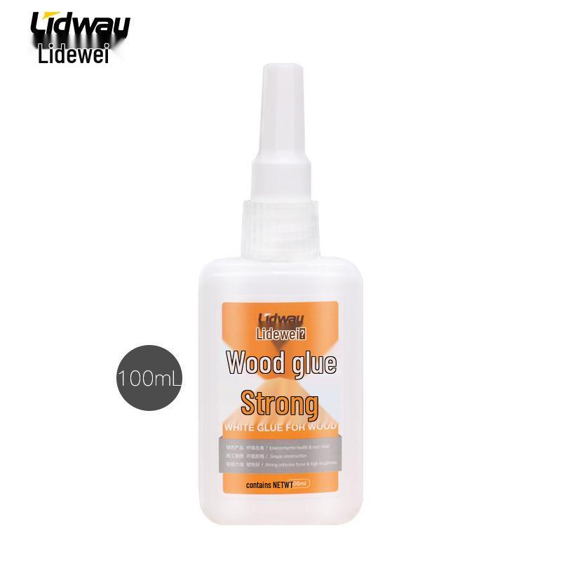 Woodworking Adhesive: White Latex Glue for Solid Wood Furniture, Table and Chair Repair, and Floor Cracks.