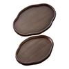 Bamboo Serving Tray Fruit Platter Tea Cup Storage Tray Multi-Purpose Snack Platter for Fruit