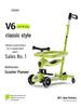 Cool Ride V3V6: 3-in-1 Scooter for Ages 1-3 - Perfect Baby's First Birthday Gift & Walker/Stroller Combo