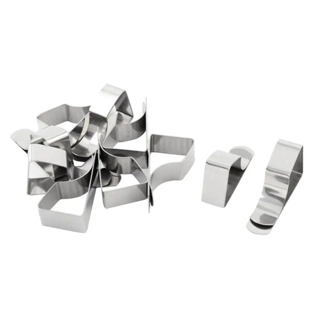 8Pcs Elasticity Tablecloth Clip Anti-Slip Versatile Tablecloth Organizer Clip Durable Stainless Steel