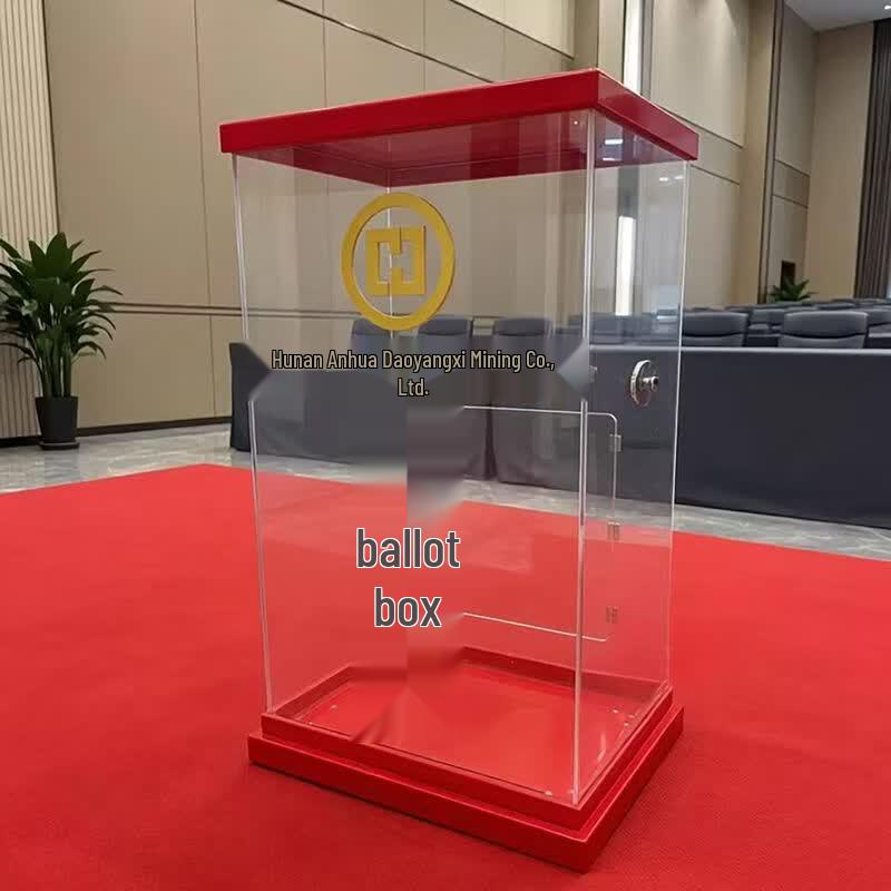 A4 Electronic Floor-standing Acrylic Ballot Box
