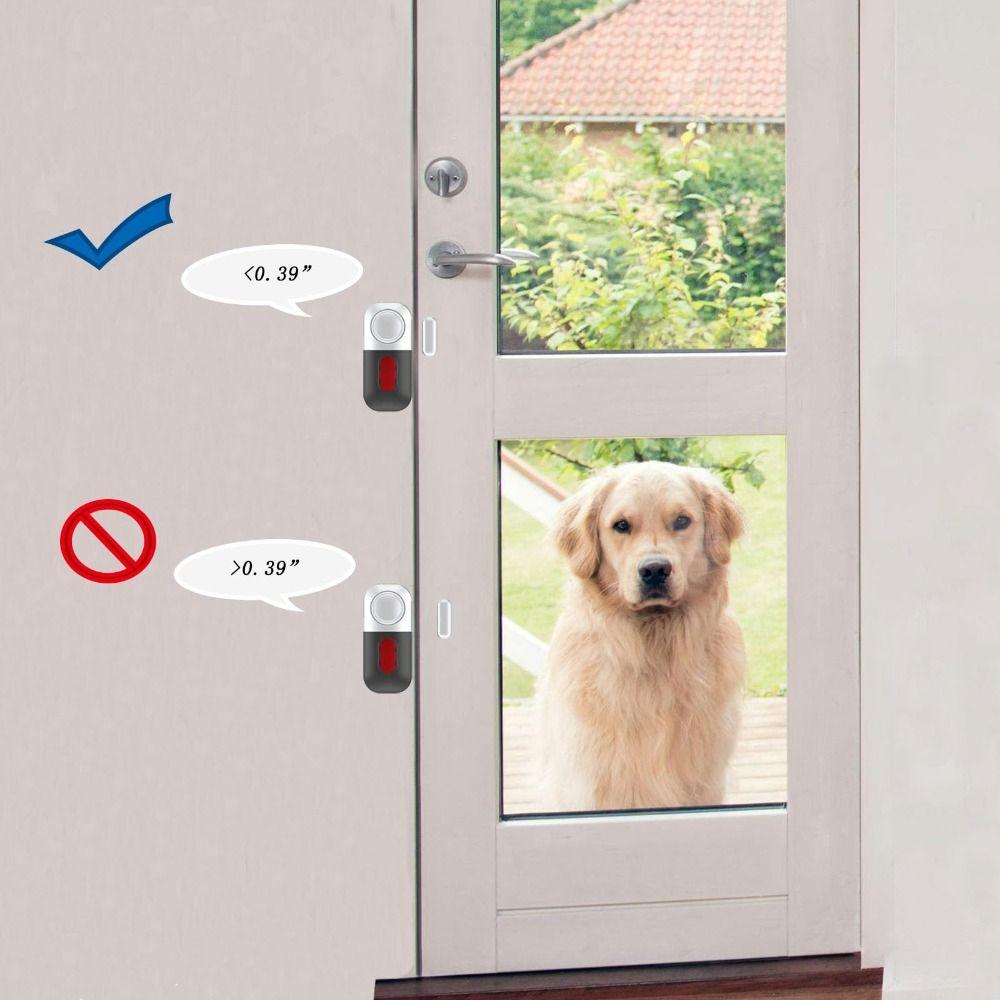 Magnetic Sensor Door Magnetic System High Decibel Detector Window Sensor  Office Security