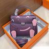 2025 / New Smiling Face Bag Premium Head Layer Cowhide Millennium Doll Mini Bag Cute Crossbody Bag