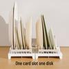Compact Kitchen Countertop Dish Rack with Vertical Plate Divider and Storage Drawer