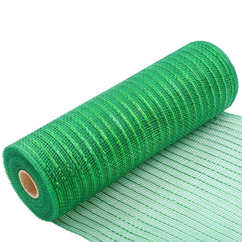 10Yards*26CM Xmas Tree Ribbon Plastics Christmas Tree Gauze Mesh Tulle Roll   Christmas Tree Decor