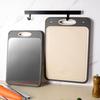 Dual-Sided Titanium & Stainless Steel Cutting Board with Wheat Straw 304