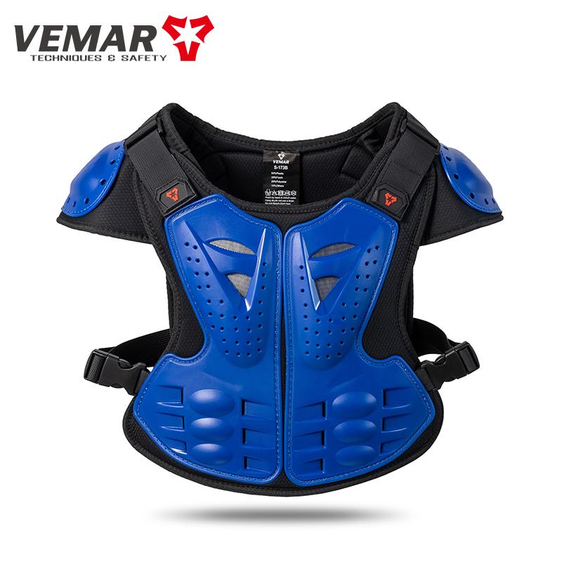 Kids Motorcycle Riding Body Armor/Elbow Knee Protector Children Motocross Back Vest Chest Off-Road Moto Cycling Protective Gear