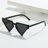 Triangle Shape Sunglasses Woman Candy Color Seaside Holiday Men's Sun Glasses UV Protection Travelling Women Sunglass