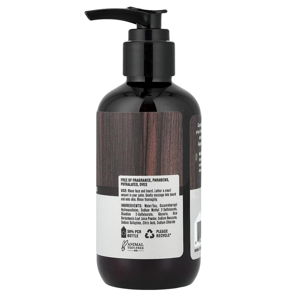 Every Man Jack, Beard and Face Wash, Sensitive Skin, Fragrance-Free, 200ml (6.7fl oz)