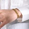 Μοντέρνα Αλυσίδα Βραχιόλι Κοσμήματα για Unisex Αδιάβροχο Επιχρυσωμένο με PVD 18k Ανοξείδωτο Ατσάλι 6mm Βραχιόλι Αλυσίδα με Κρίκους Πλέγμα