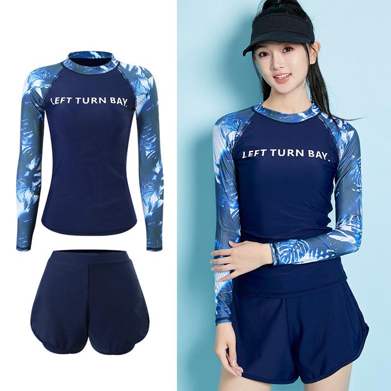 Women's Slimming Swimwear: 2025 High-End Tummy Concealing Split Swimsuit for Professional Swimming and Hot Springs
