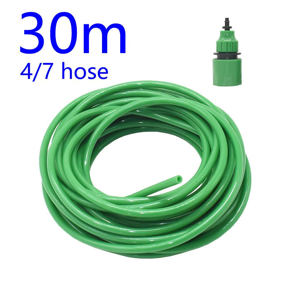 50-10m Green 4/7 3/8" Garden Irrigation Hose Watering 1/4" 8/11 Flexible Water Pipe 4mm 8mm Watering Pipe