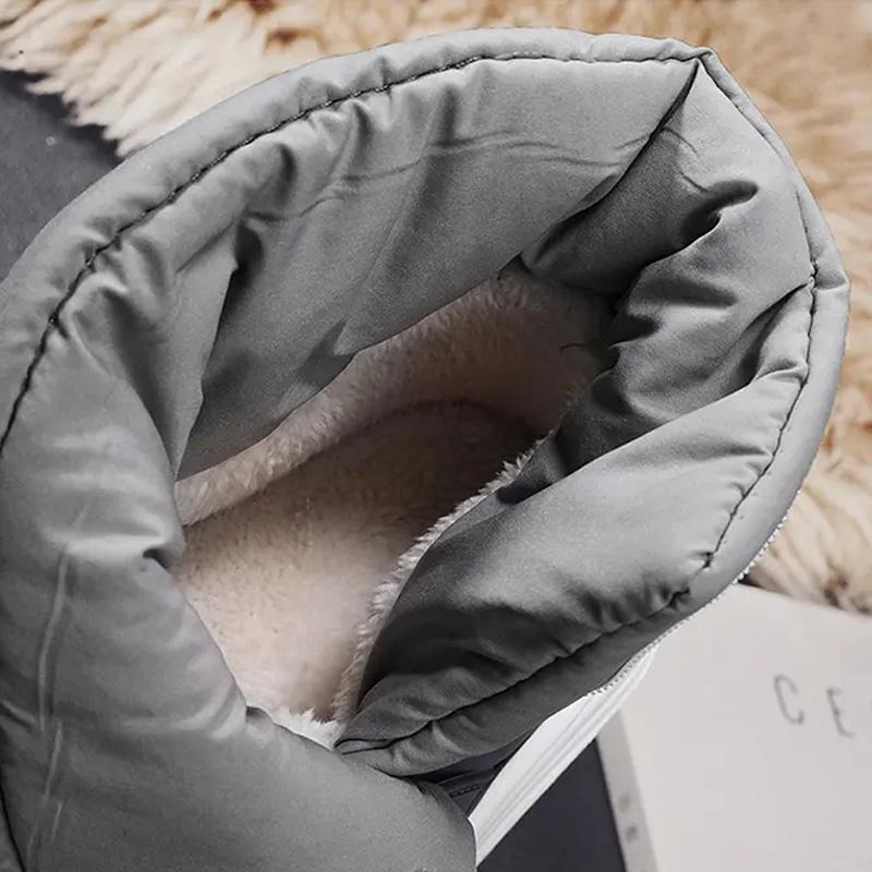 Fashion Men Snow Boots Winter Coldproof Warm Casual Cotton Boots Color Matching Plus Velvet Comfortable Outdoor Male Ankle Boots