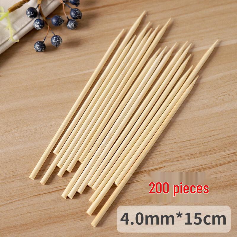 ZISIZ Disposable BBQ Bamboo Skewers