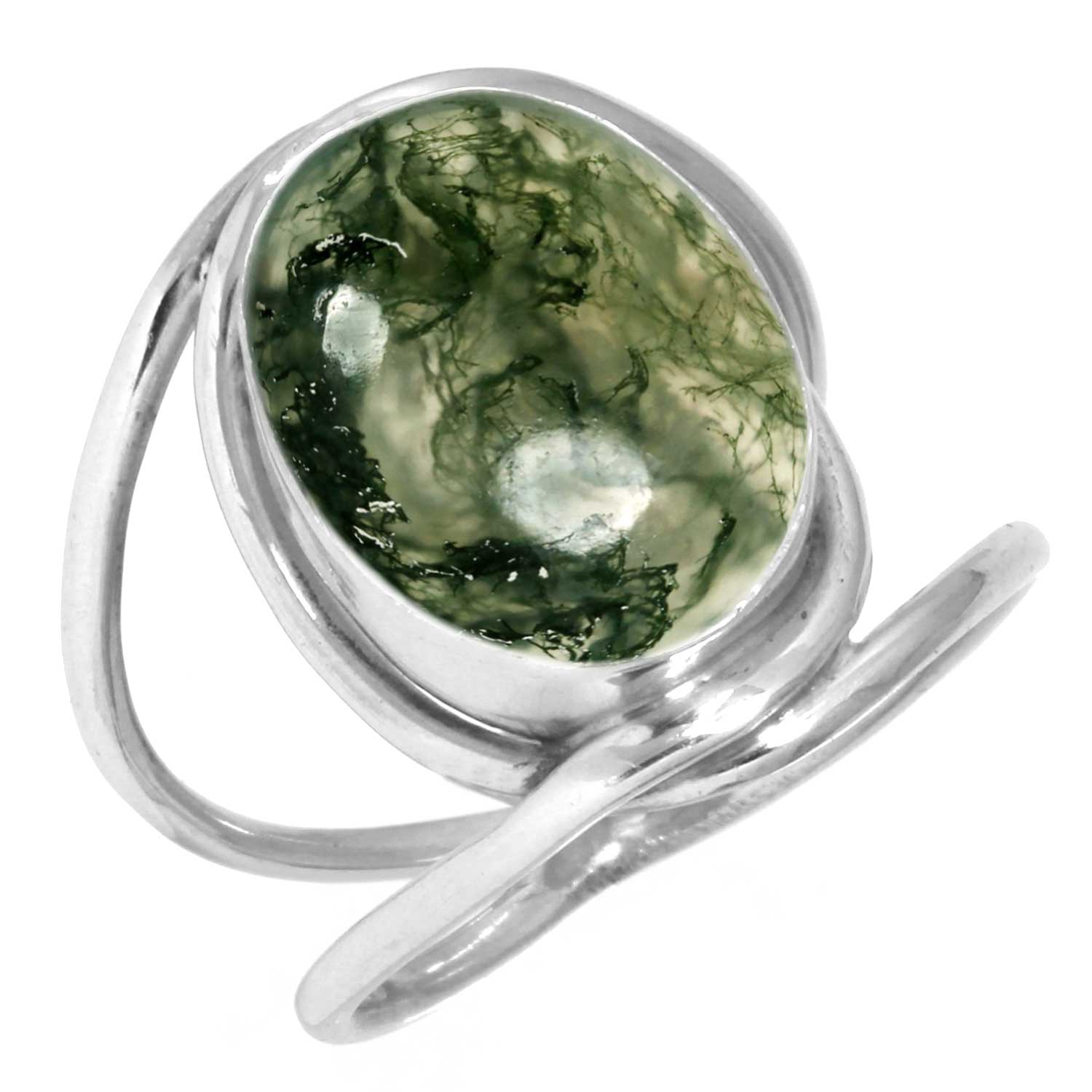 

Кольцо из стерлингового серебра 925 пробы с женским драгоценным камнем, ювелирное изделие ручной работы, подарок на день рождения, мукаит, монтанский агат, моховой агат, колючая устрица, родонит, коктейль «глаз Шивы» 10.5