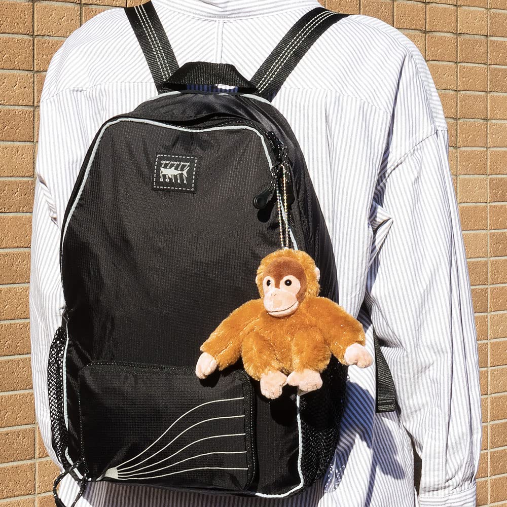 COLORATA Orangutan Plush Mascot (Realistic Wild AnimalWith Chain) Realistic Cute Keychain Doll Gift (Twice Tested)  Christmas Present