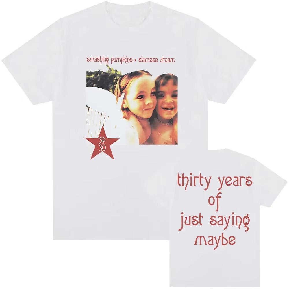 Smashing Pumpkins Siamese Dream Album Graphic T Shirts Unisex Y2K Gothic Round T-shirt Breathable Streetwear Short Sleeve Casual Tees