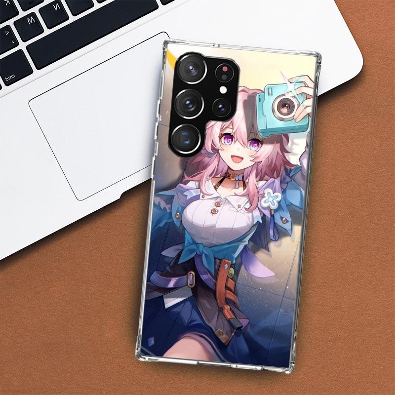 Honkai Star Rail March 7TH Phone Case For Samsung Galaxy S24 S23 S22 Ultra S21 S20 Fe S10 Plus S10E S9 S8 + Shell Coque