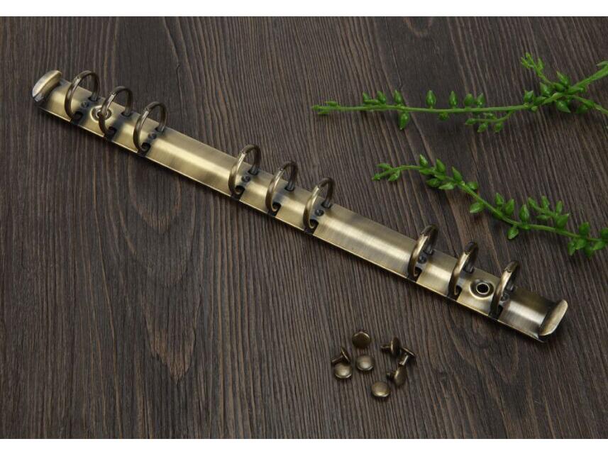 Loose Leaf Binder: A4, A5, A6, A7, B5 Metal Notebook Clips