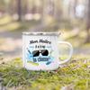 Mistresse Maitre On Vacation Print Enamel Coffee Mug Drinks Milk Cup Camping Mugs Graduate Teacher's Day Thanks Gift for Teacher