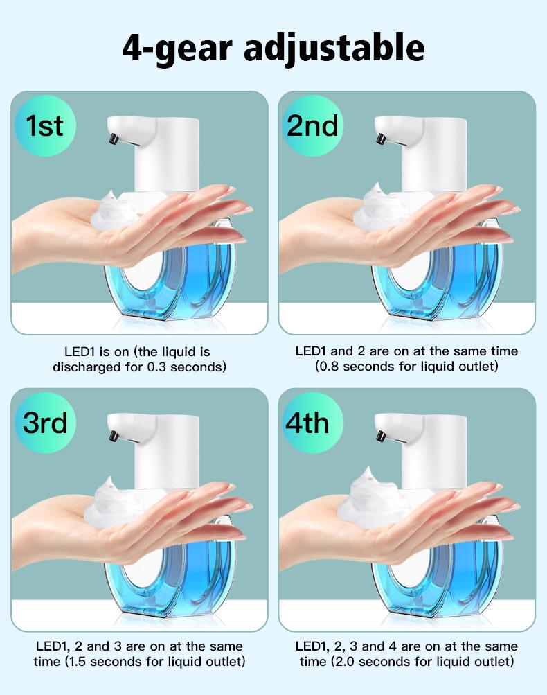 Wall-Mounted Smart Electric Foam Soap Dispenser P10 with Automatic Sensor