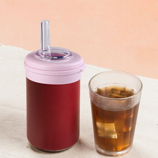 Opakovaně použitelné víčko na plechovky od limonády s brčkem, silikonový kryt bez BPA pro standardní plechovky, víčka na plechovky s ochranou proti rozlití, jako je Coca-Cola a pivo.