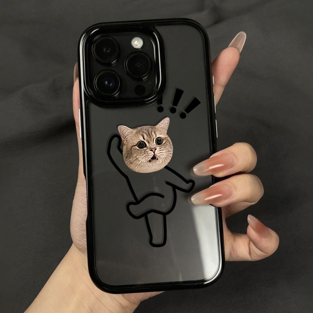 Acrylic Phone Case for iPhone 11 12 13 14 Pro 12 14 16 Pro Max for Samsung A16 A36 A56 S24 FE High-quality Painted Anti-fall Mobile Phone Case