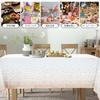Paready Disposable Tablecloths for Parties, 2-Piece Table Cover/Table Mat, Party Supplies, Decorations for Weddings, Anniversaries, Celebrations, Even