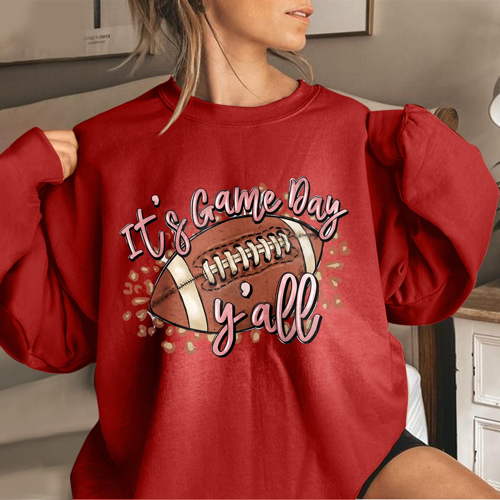 

Женская толстовка с длинным рукавом больших размеров, женская толстовка Женская толстовка Повседневная свободная толстовка с длинным рукавом Верх L красный