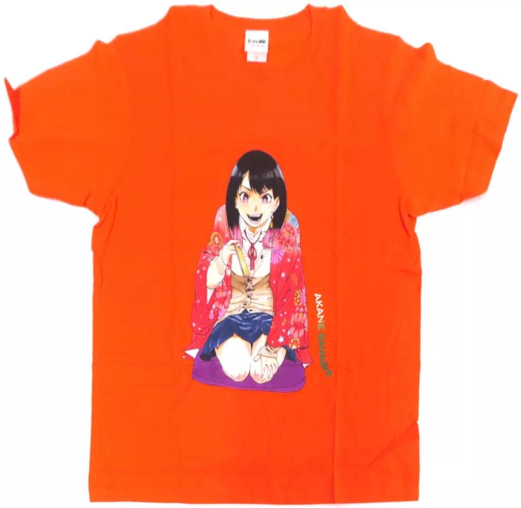

Shueisha Akane Banashi Akane Sakura T-T-Shirt Orange Weekly Shonen Jump L S